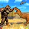 Wild Gorilla vs Dinosaur Fight