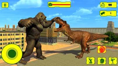 Wild Gorilla vs Dinosaur Fight স্ক্রিনশট