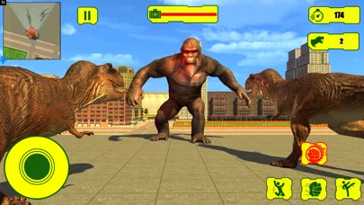 Wild Gorilla vs Dinosaur Fight স্ক্রিনশট