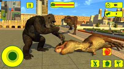 Wild Gorilla vs Dinosaur Fight স্ক্রিনশট