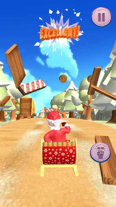 Santa Runner 3D-Christmas Game Ekran Görüntüleri