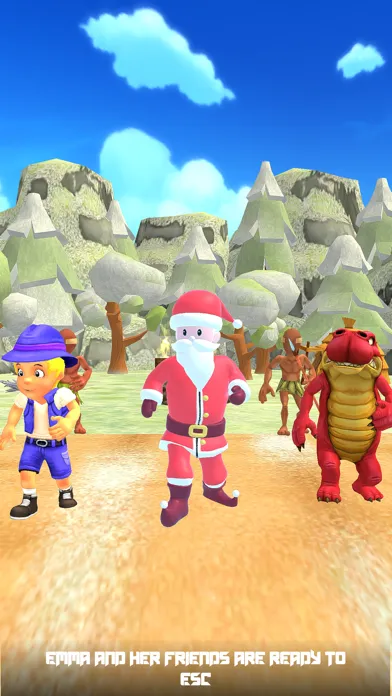 Santa Runner 3D-Christmas Game Ekran Görüntüleri