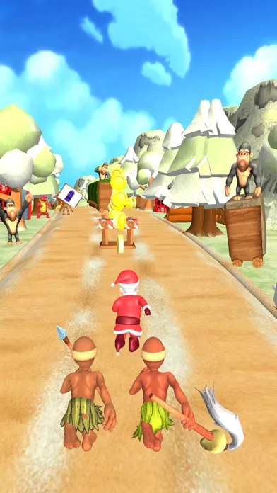 Santa Runner 3D-Christmas Game Ekran Görüntüleri