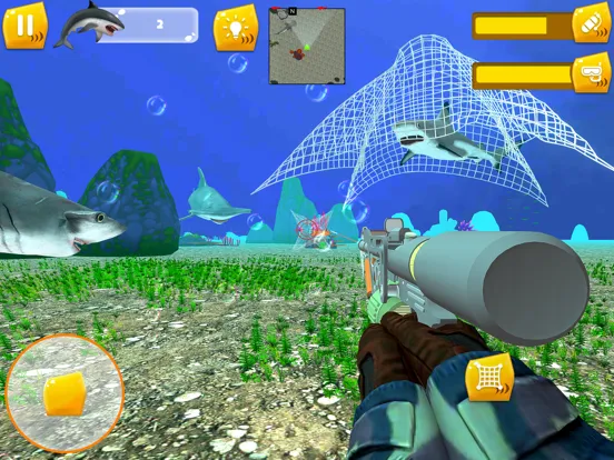 Wild Shark Hunting-Fish Game iPad 应用截图