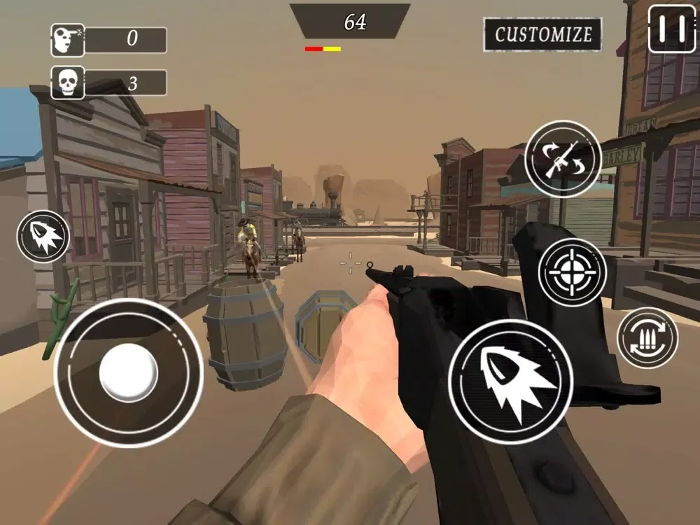 Wild West Cowboy Hunter iPad  স্ক্রিনশট