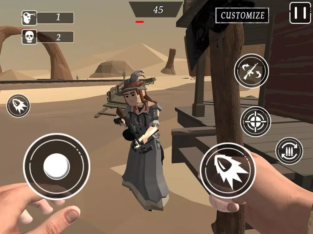 Wild West Cowboy Hunter iPad  স্ক্রিনশট