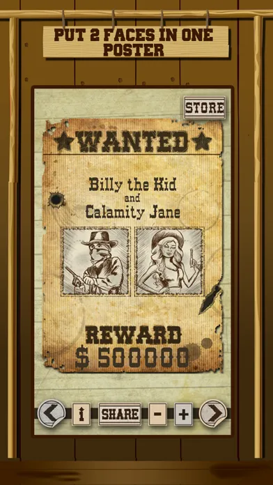 Wild West Wanted Poster Maker - Make Your Own Wild West Outlaw Photo Mug Shots Screenshots