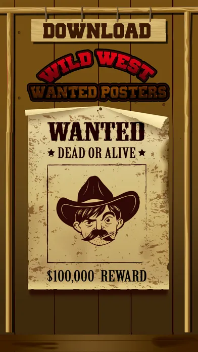Wild West Wanted Poster Maker - Make Your Own Wild West Outlaw Photo Mug Shots Screenshots