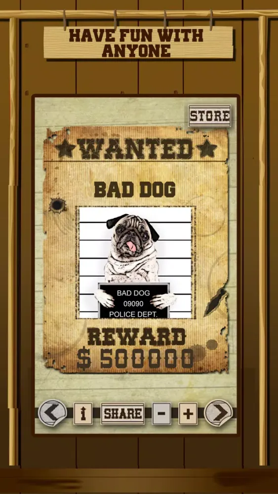 Zrzuty ekranu Wild West Wanted Poster Maker Pro - Make Your Own Wild West Outlaw Photo Mug Shots