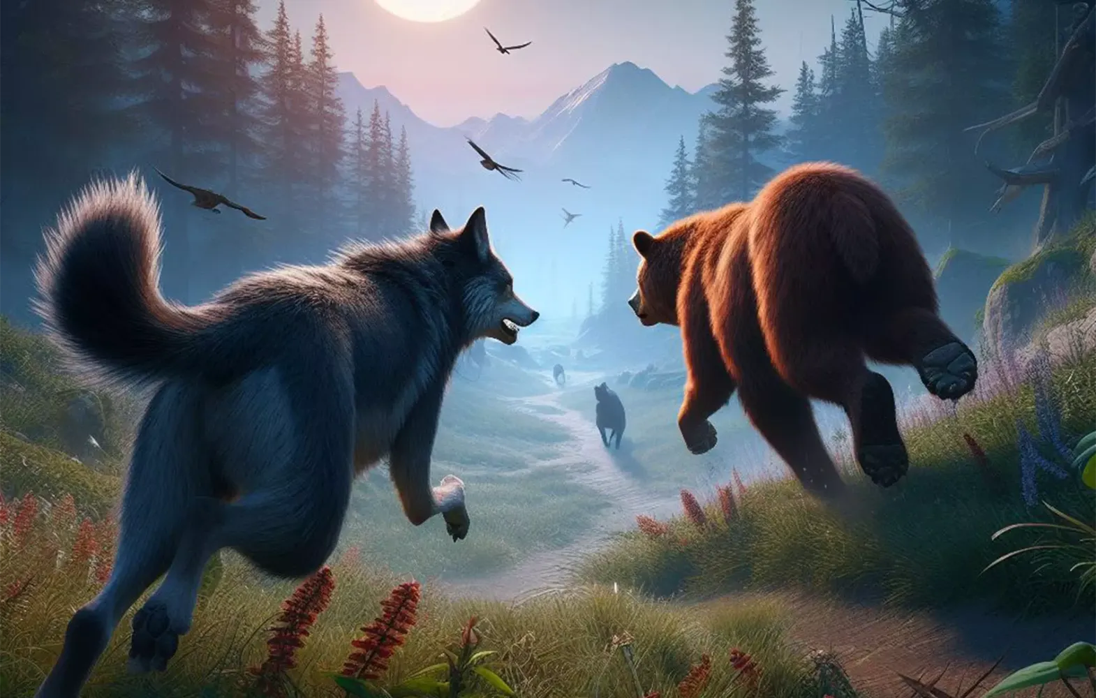 Wolf Life Simulator 3D Games Screenshots