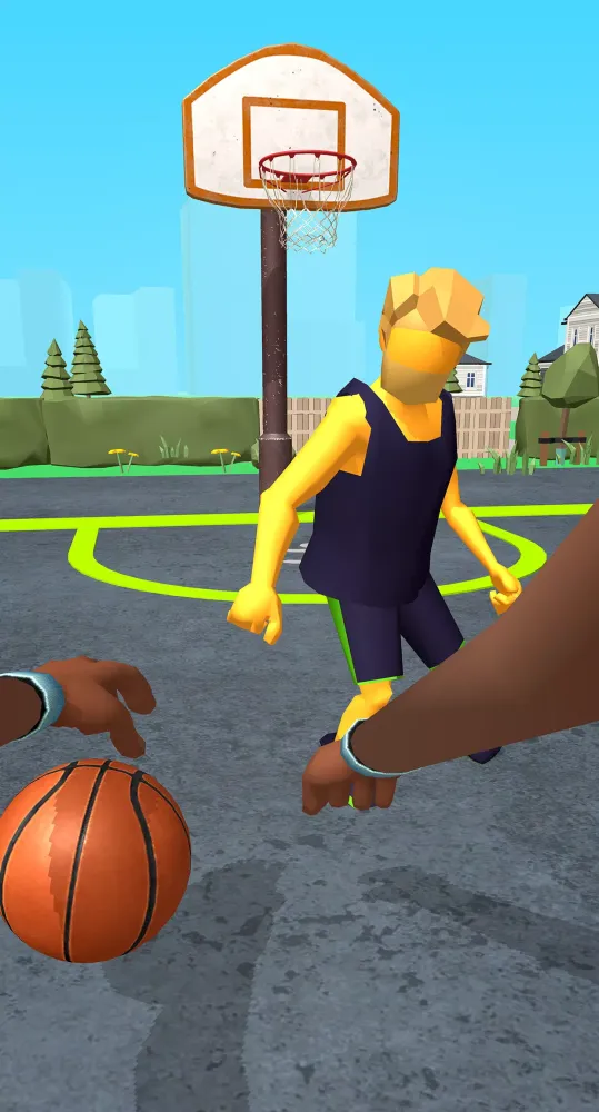 Capturas de tela do Dribble Hoops