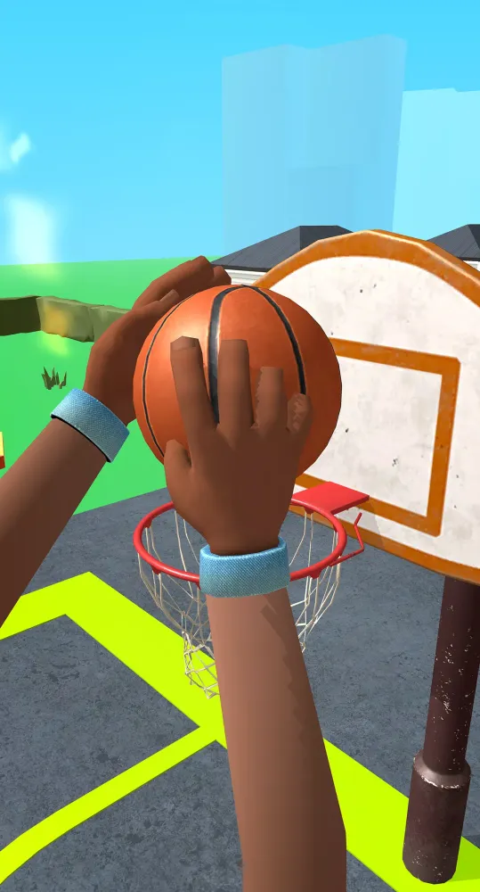Capturas de tela do Dribble Hoops