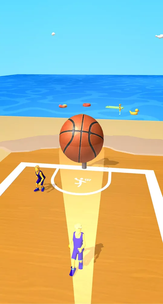 Capturas de tela do Dribble Hoops