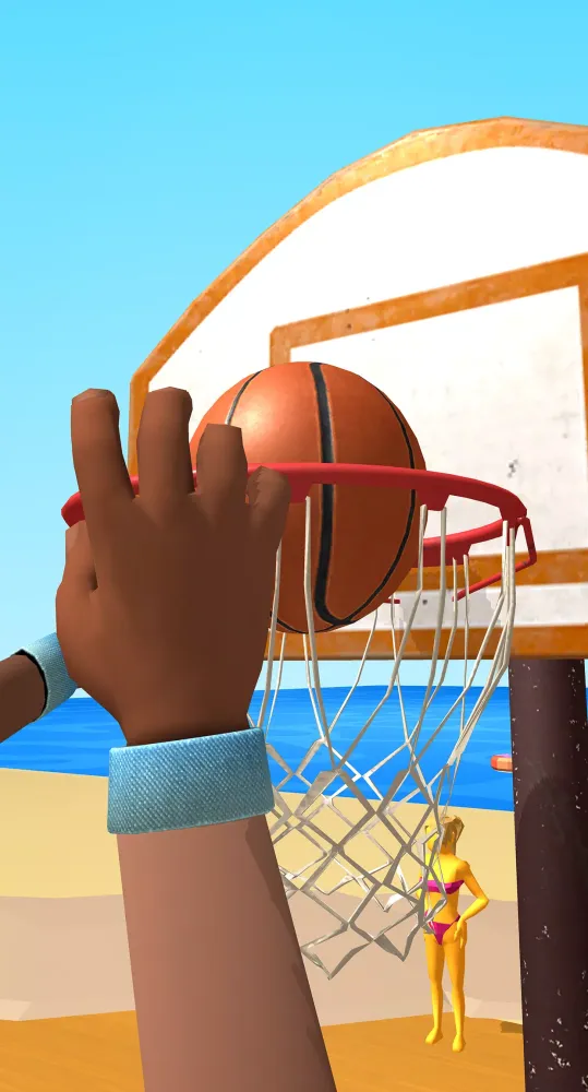 Capturas de tela do Dribble Hoops