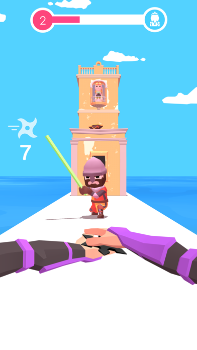 Tangkapan skrin Ninja Saves The Princess