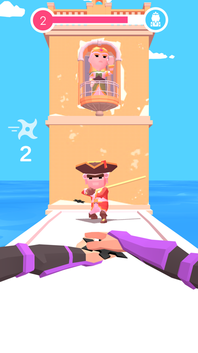 Tangkapan skrin Ninja Saves The Princess