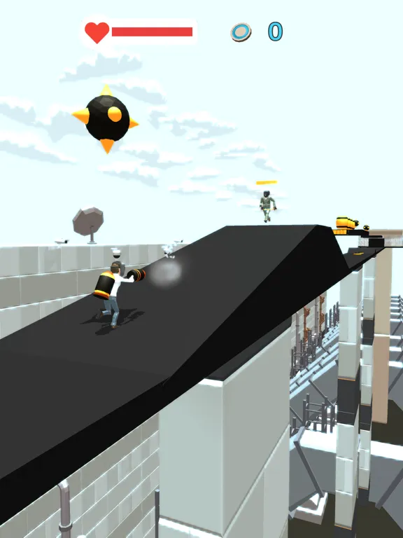 Rocket Man Run iPad  سکرین شاٹس