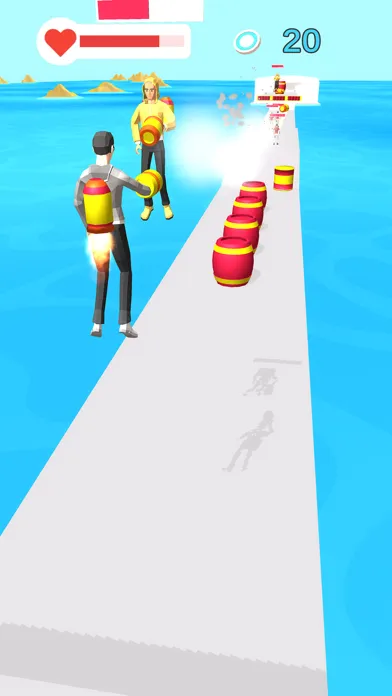 Tangkapan skrin Rocket Man Run 2