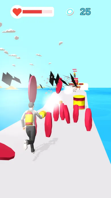 Tangkapan skrin Rocket Man Run 2