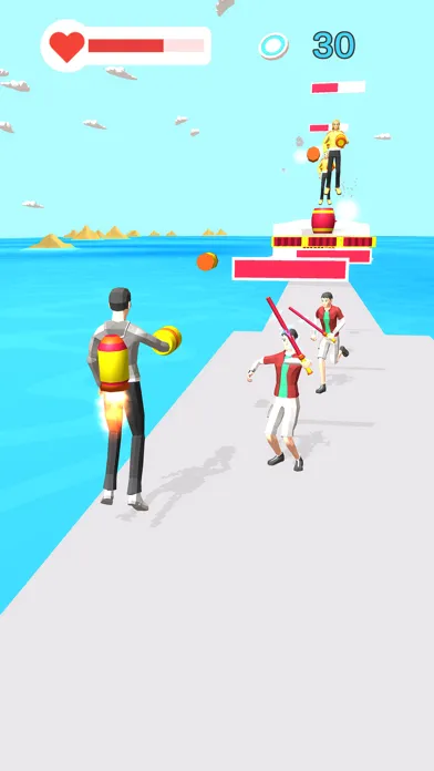 Tangkapan skrin Rocket Man Run 2