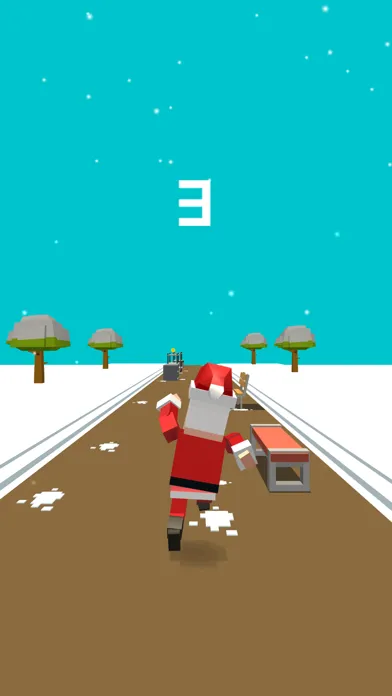 Capturas de tela do Xmas Floor turns to Lava !!!