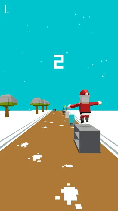 Capturas de tela do Xmas Floor turns to Lava !!!