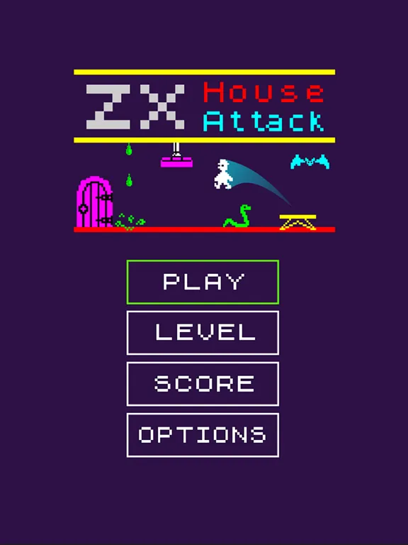 Tangkapan skrin ZX House Attack - Z80 Classic iPad 