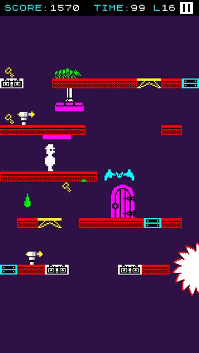 Tangkapan skrin ZX House Attack - Z80 Classic