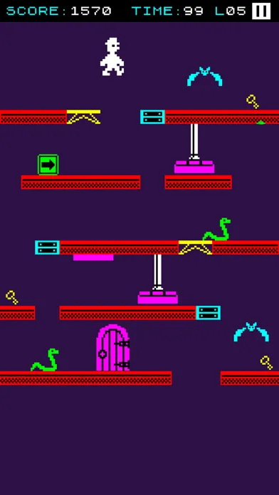 Tangkapan skrin ZX House Attack - Z80 Classic