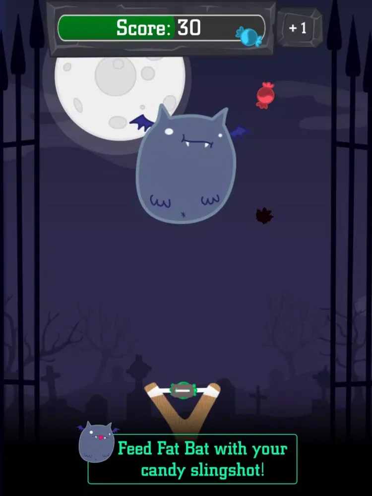 Captures d'écran de Fat Bat - Halloween Sugar Rush iPad 