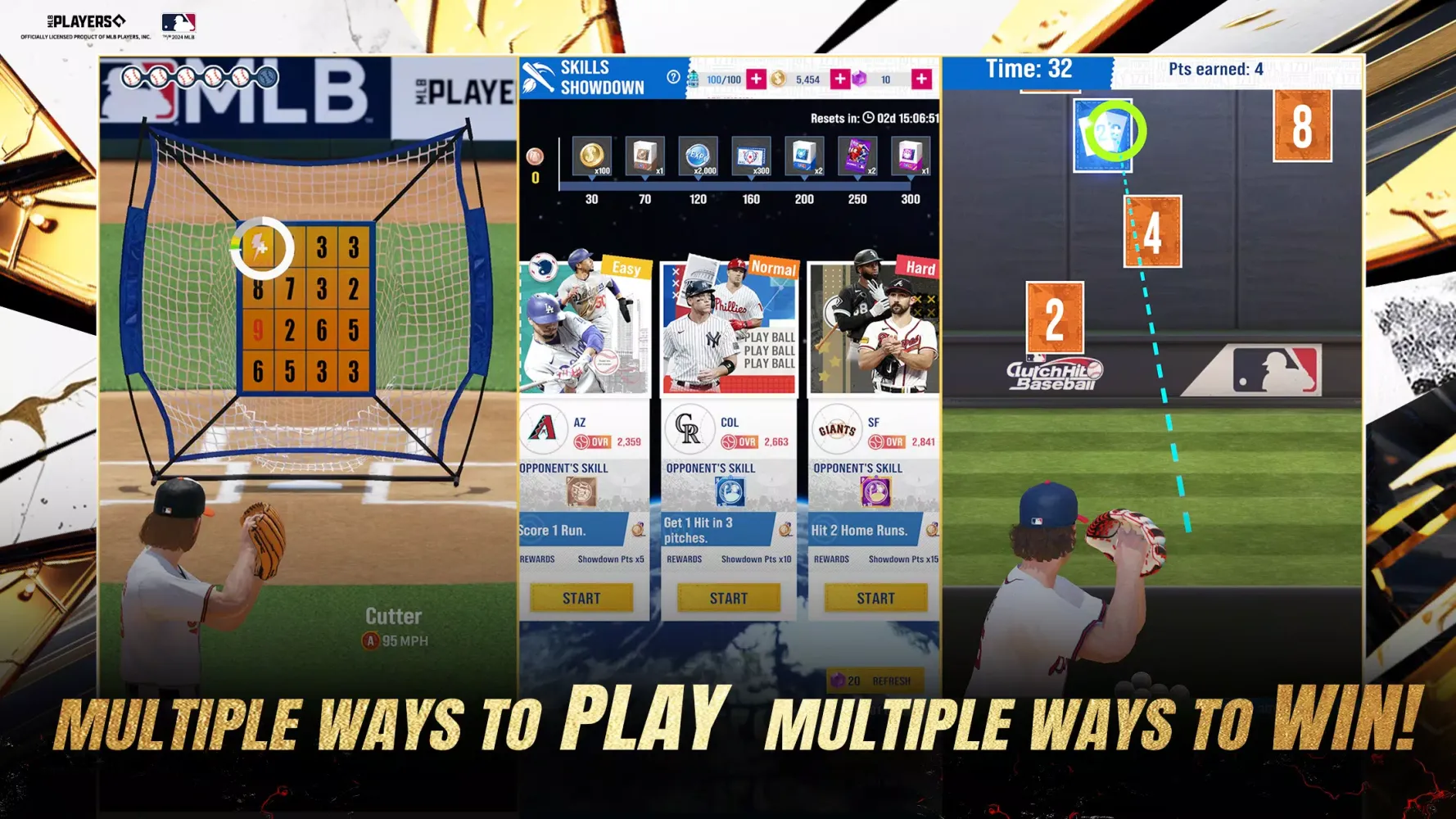 Ảnh chụp màn hình của MLB Clutch Hit Baseball 2024