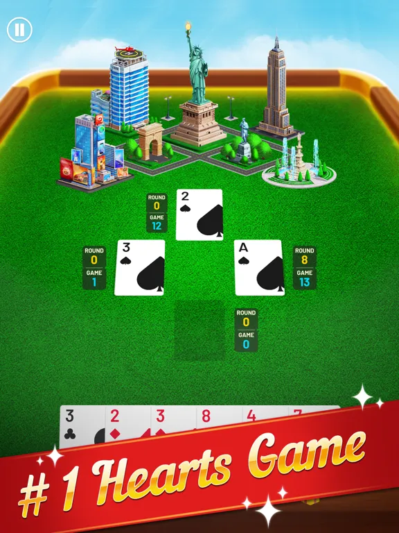 تصاویر Hearts World Tour: Card Games iPad 