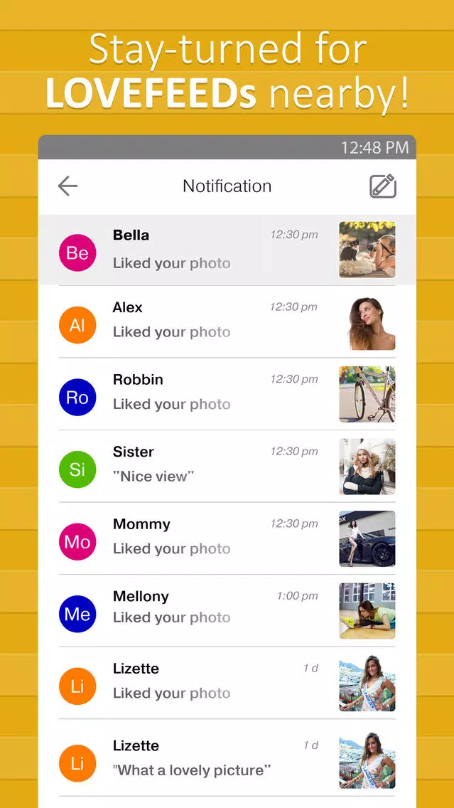 LoveFeed - Love,Chat,Date,Flirt स्क्रीनशॉट