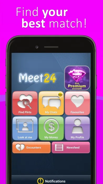 Meet24 - Flirt, Chat, Singles Screenshots