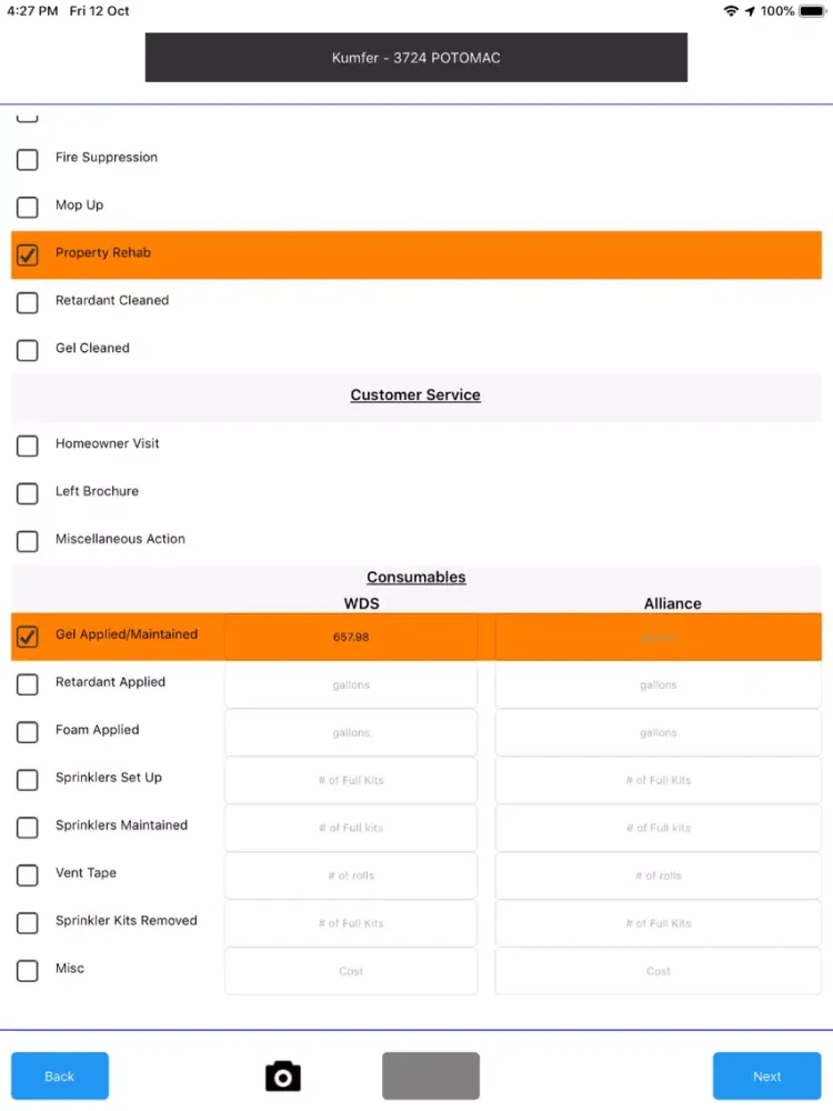 WDSfield iPad 應用截圖