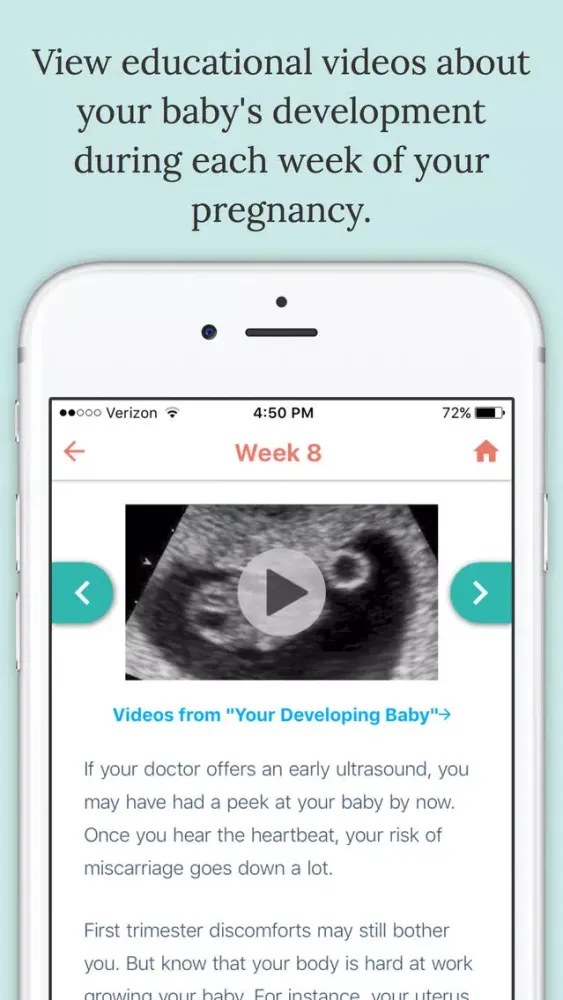 Скриншоты Keystone First Bright Start® Pregnancy Tracker