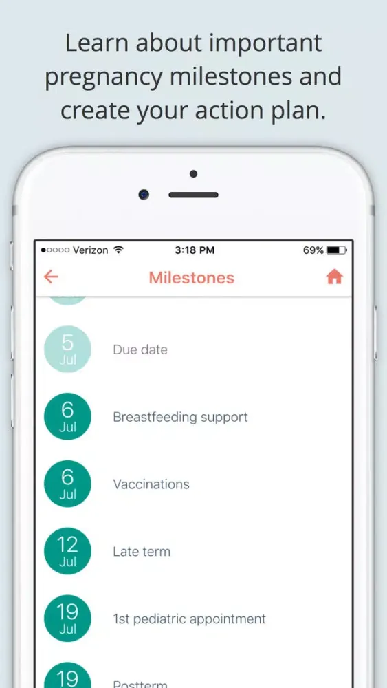Screenshot di Bright Start® Pregnancy Tracker