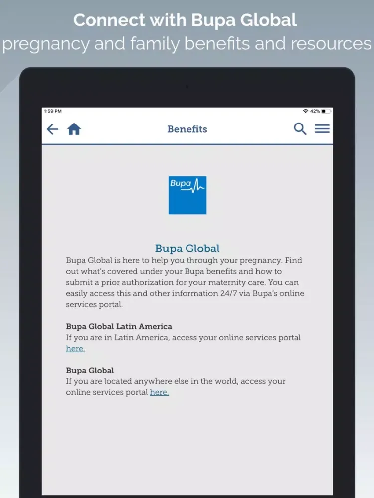 Скриншоты Bupa Family Plus iPad 
