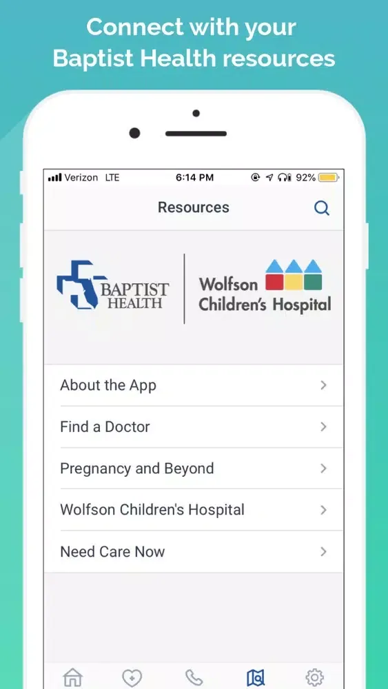 Capturas de pantalla de MyFamily by Baptist Health