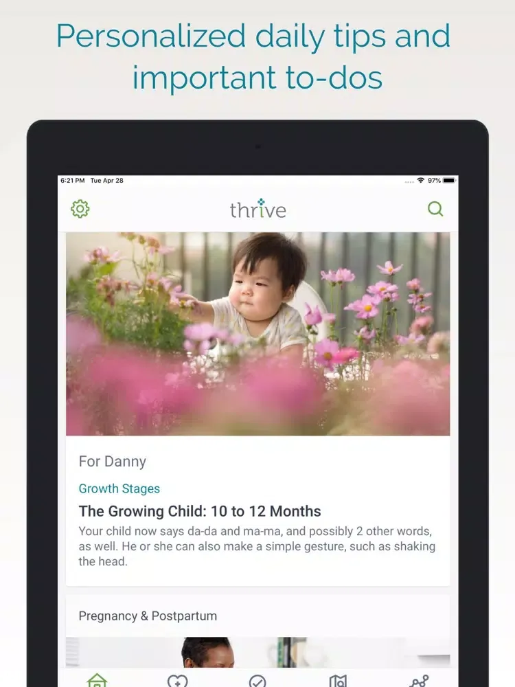 Thrive by Quartz iPad  سکرین شاٹس