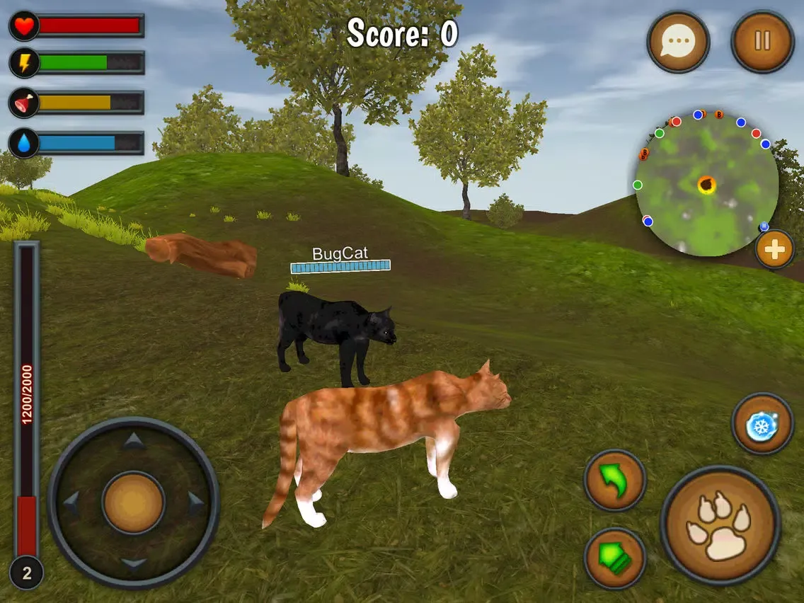 Cat Survival Simulator iPad  Ekran Görüntüleri