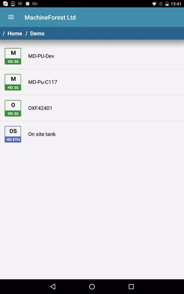 Capturas de pantalla de HyDip Device Manager