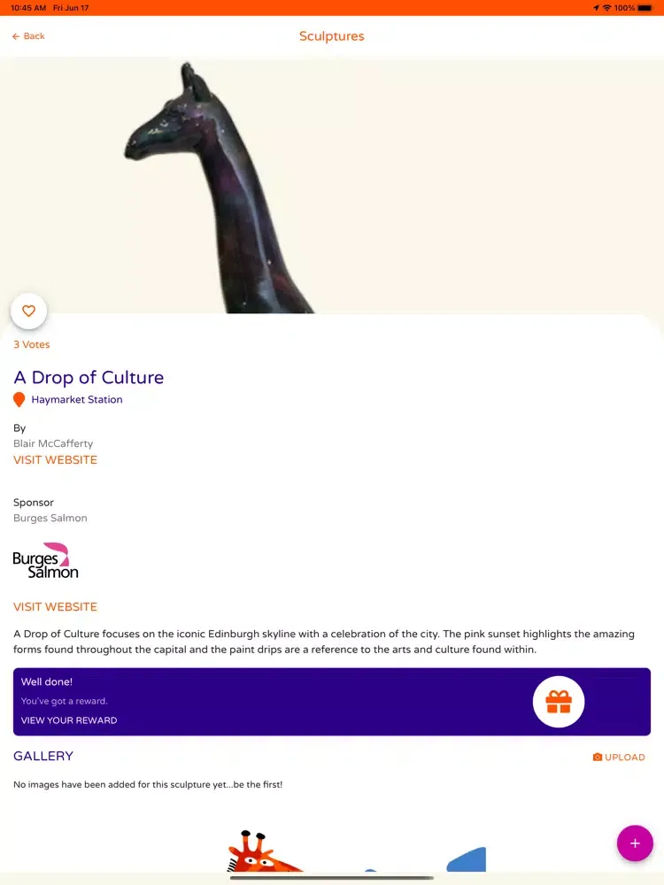 Giraffe About Town iPad 应用截图