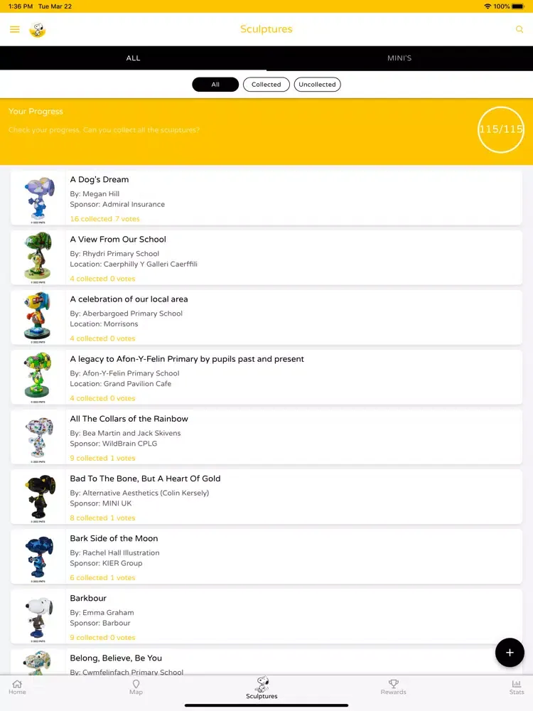 A Dog's Trail with Snoopy iPad  Screenshots