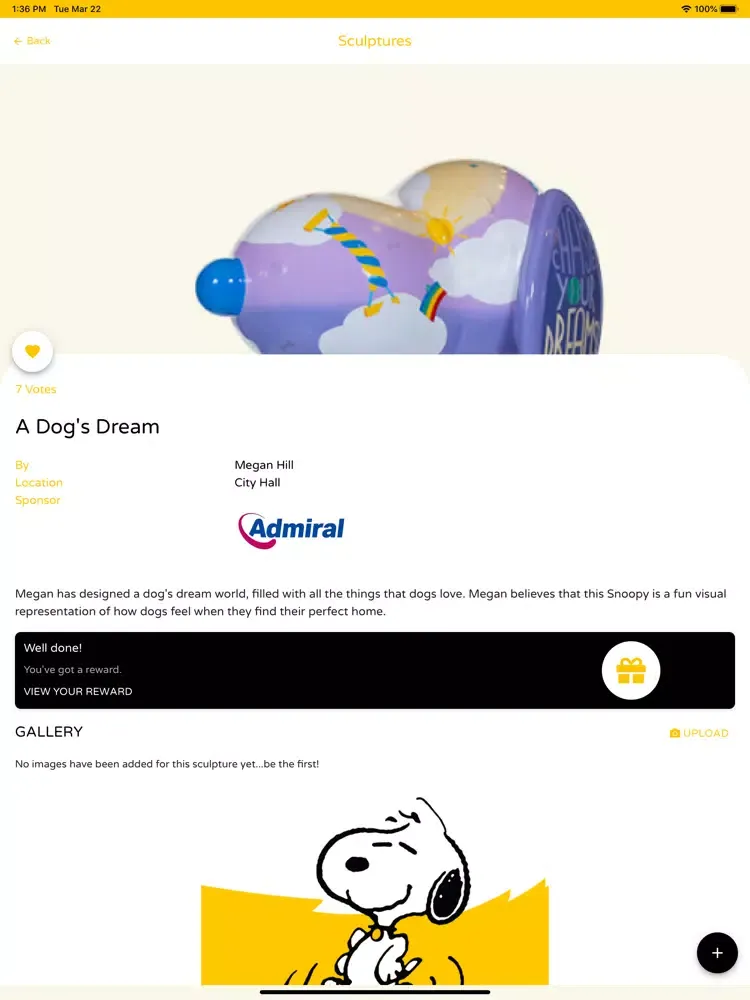 A Dog's Trail with Snoopy iPad  Screenshots
