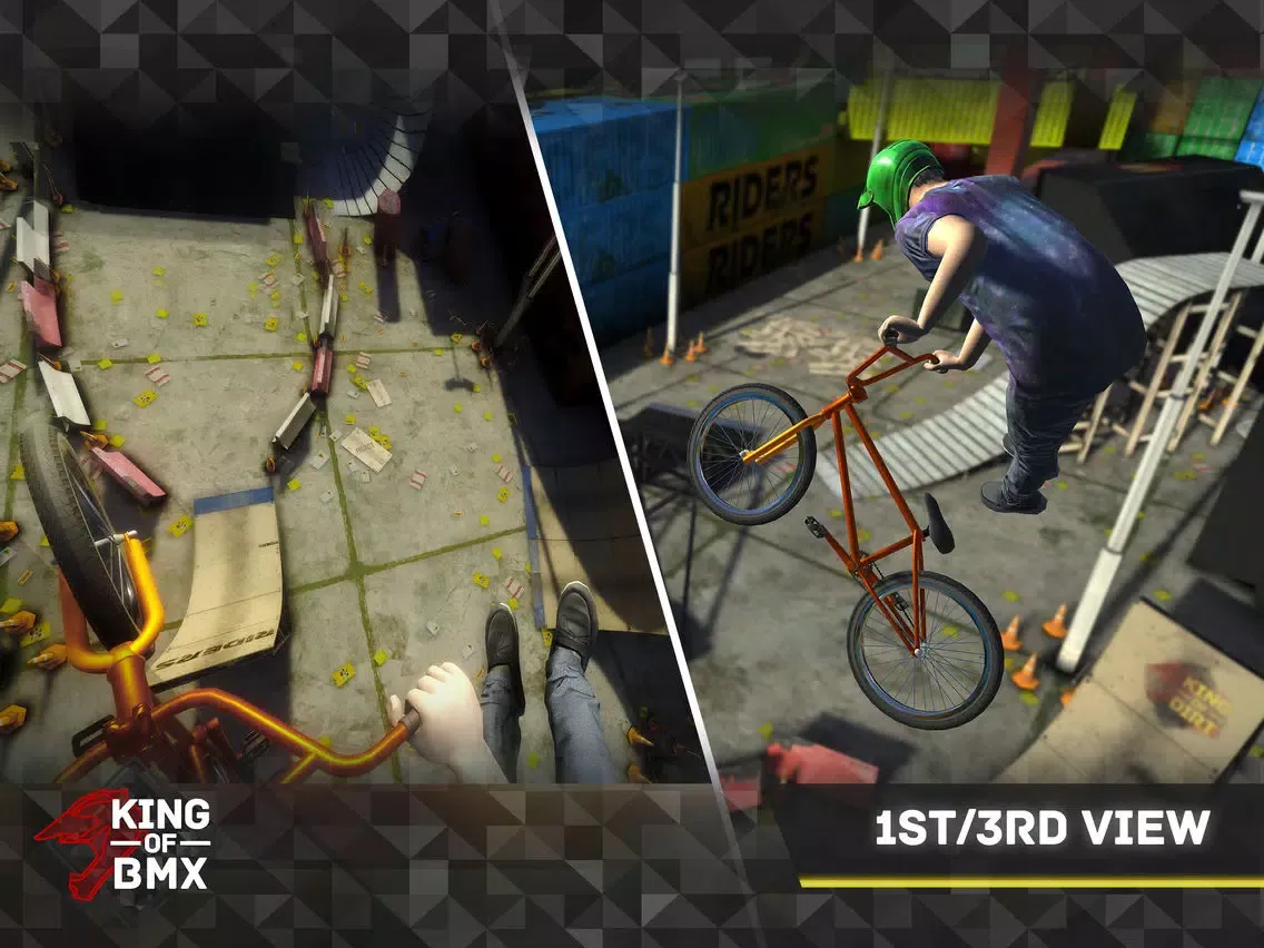 Tangkapan layar King Of BMX iPad 