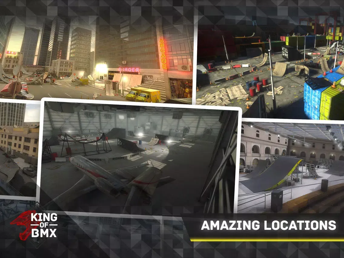 Tangkapan layar King Of BMX iPad 