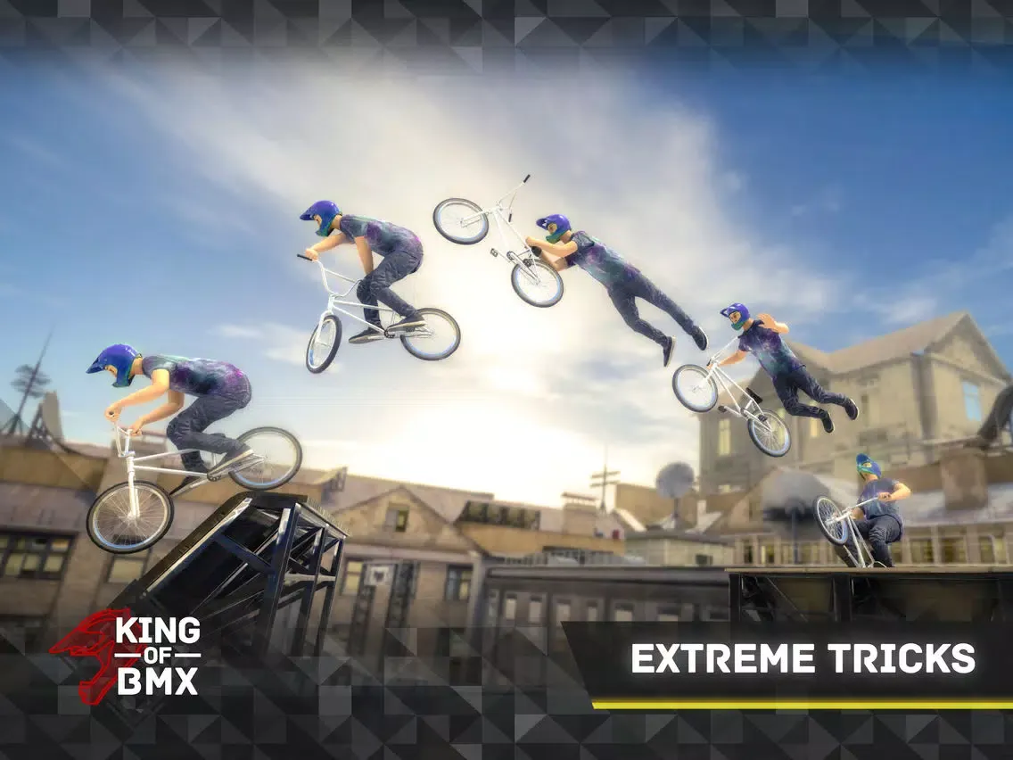 Tangkapan layar King Of BMX iPad 