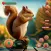 Flying Squirrel Animal Game 3D