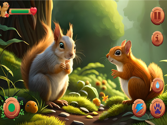 Flying Squirrel Animal Game 3D iPad  스크린샷